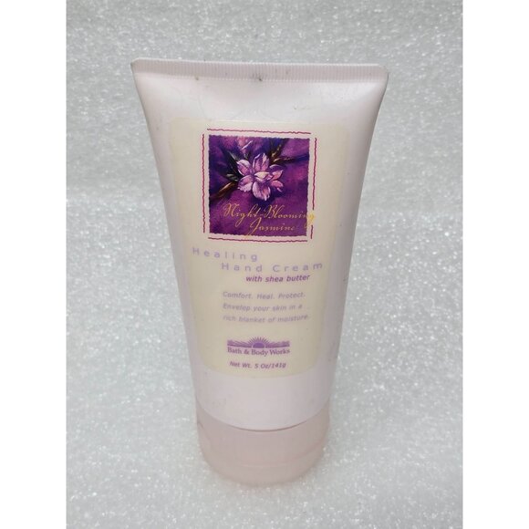 Bath & Body Works Healing Hand Cream With Shea Butter 5 Oz Night Bloom Jasmine - Picture 1 of 2